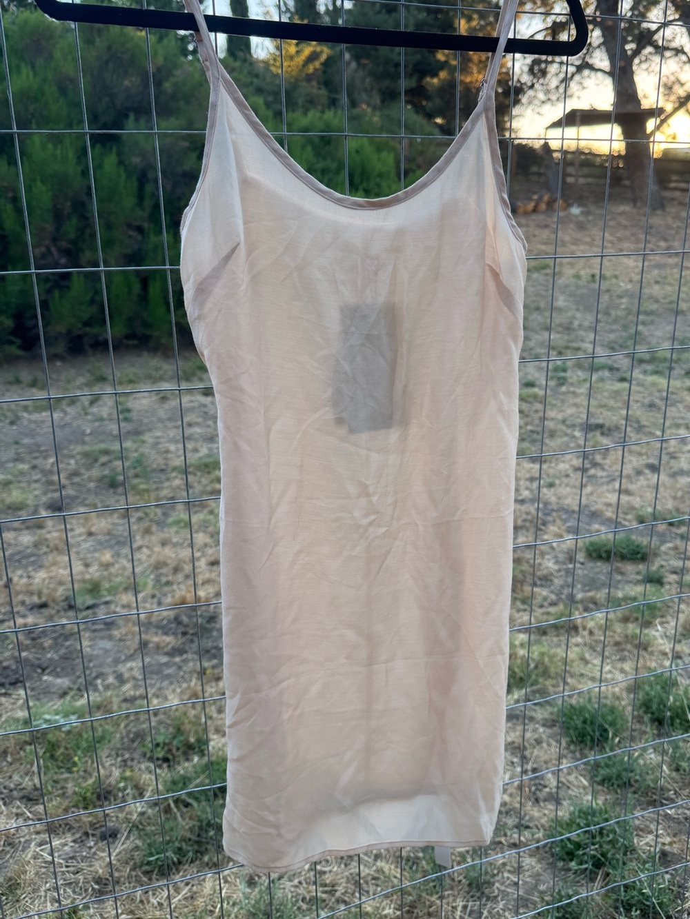 Christy Dawn Flora Short Slip in Beige Shell - Picture 3 of 7